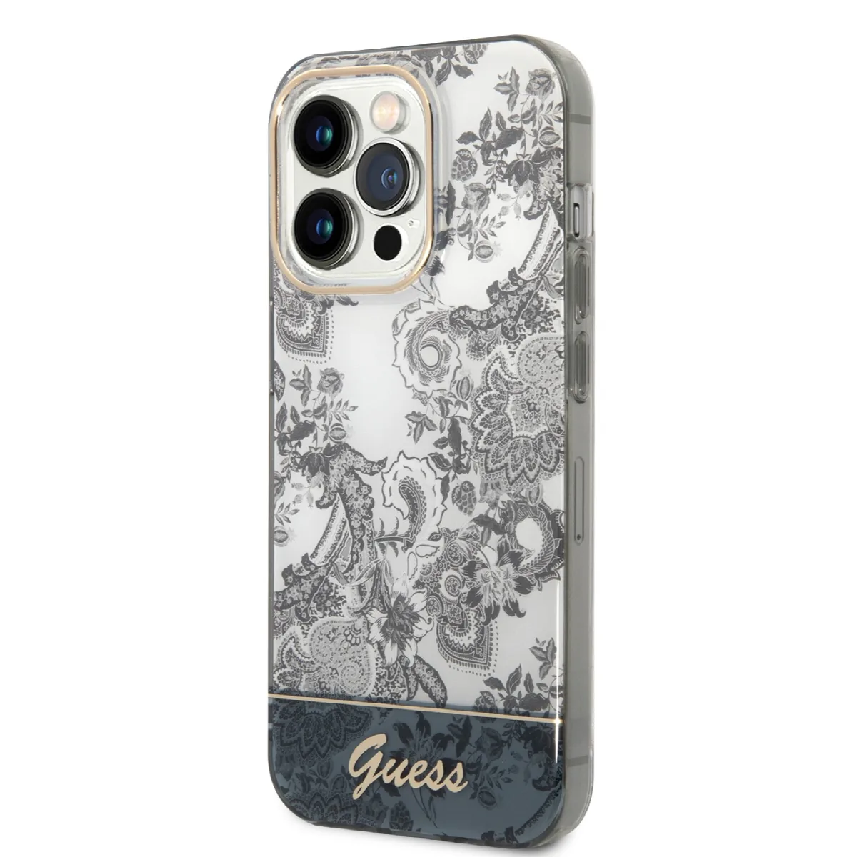 Guess "Porcelain Collection" Hard Case Θήκη προστασίας από σκληρό πλαστικό – iPhone 14 Pro Max Γκρι - GUHCP14XHGPLHG – εικόνα 4