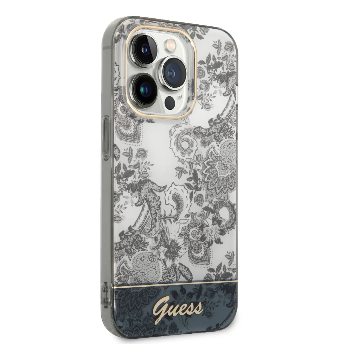 Guess "Porcelain Collection" Hard Case Θήκη προστασίας από σκληρό πλαστικό – iPhone 14 Pro Max Γκρι - GUHCP14XHGPLHG – εικόνα 2