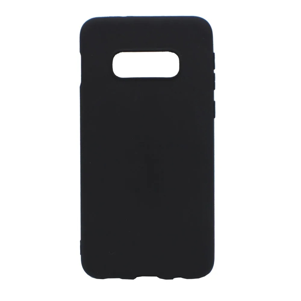 Θήκη σιλικόνης TPU Ultra Thin για Samsung S10e - μαύρο