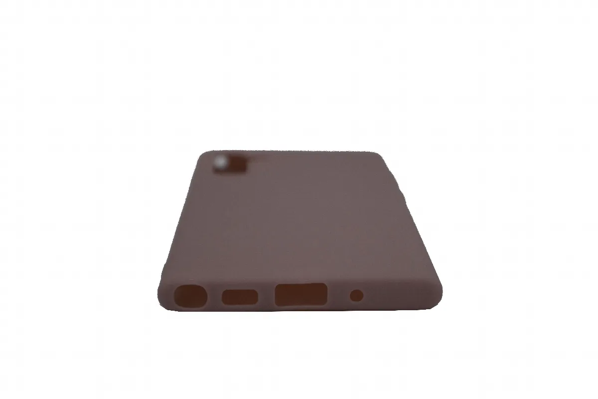 Θήκη σιλικόνης TPU Ultra Slim 0.3mm soft mat για Samsung Note 10 - ανοιχτό καφέ – εικόνα 2