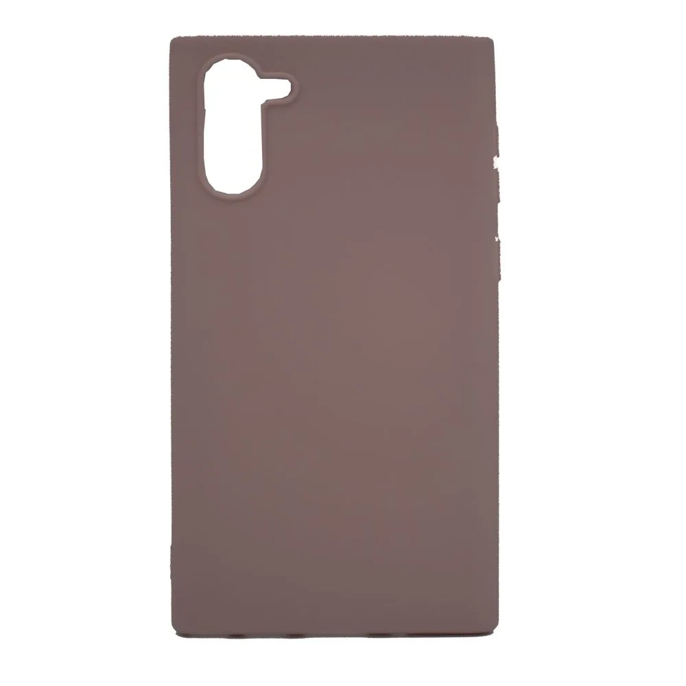 Θήκη σιλικόνης TPU Ultra Slim 0.3mm soft mat για Samsung Note 10 - ανοιχτό καφέ