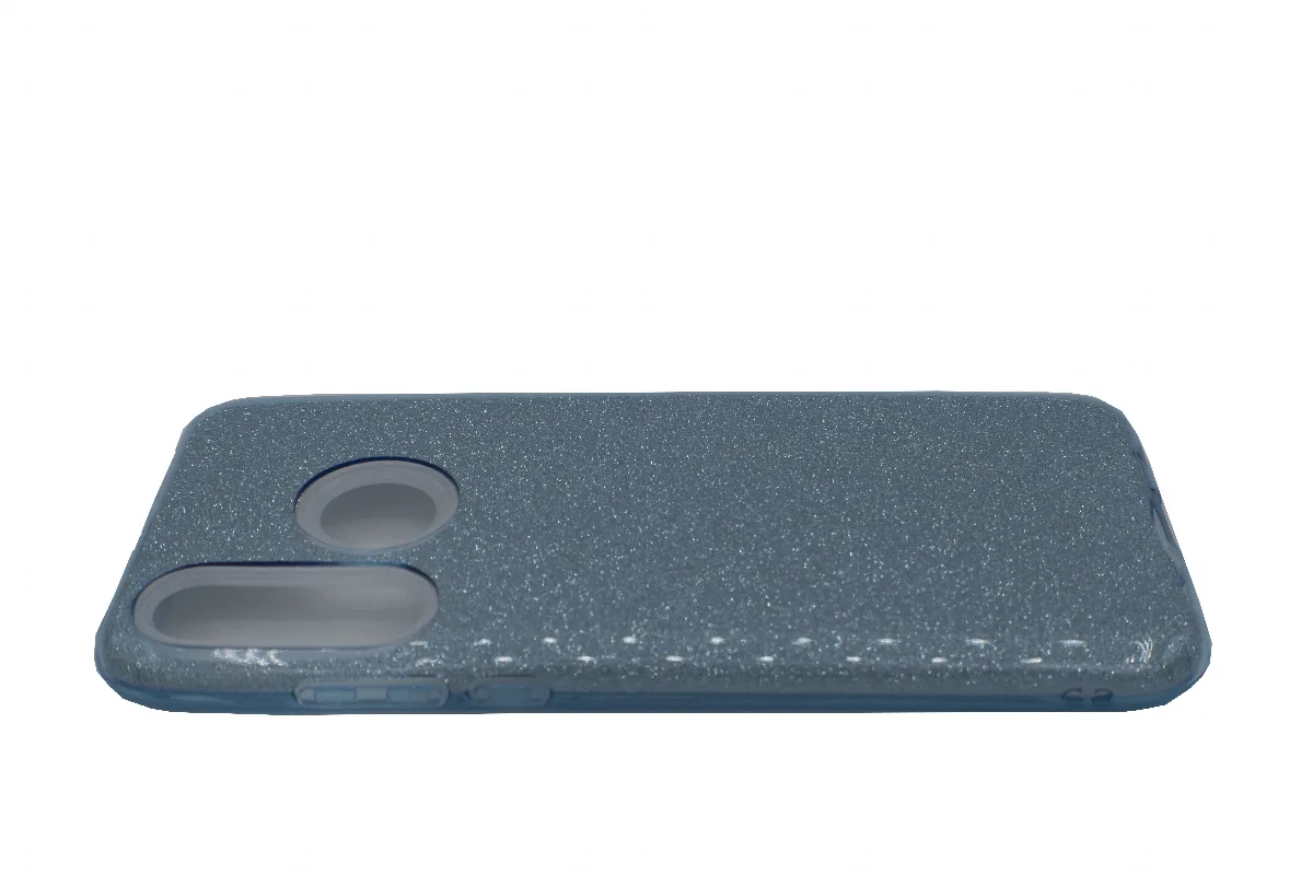 Θήκη TPU με αποσπώμενο Glitter για Huawei P30 Lite - γαλάζιο – εικόνα 3