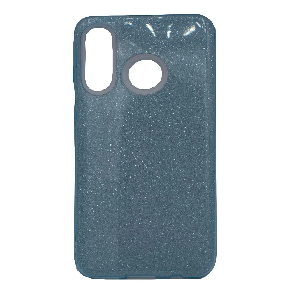 Θήκη TPU με αποσπώμενο Glitter για Huawei P30 Lite - γαλάζιο