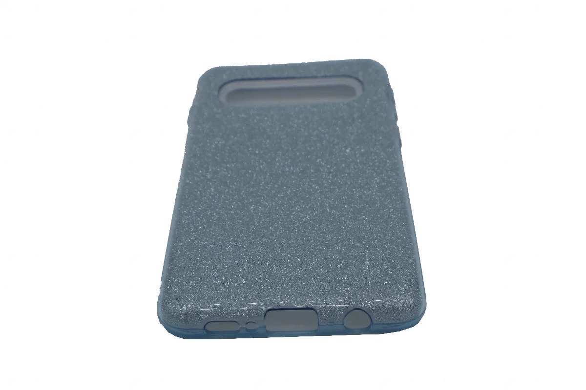 Θήκη TPU με αποσπώμενο Glitter για Samsung S10 Plus - γαλάζιο – εικόνα 3