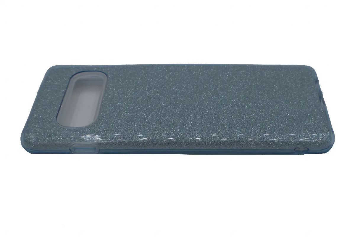Θήκη TPU με αποσπώμενο Glitter για Samsung S10 Plus - γαλάζιο – εικόνα 2