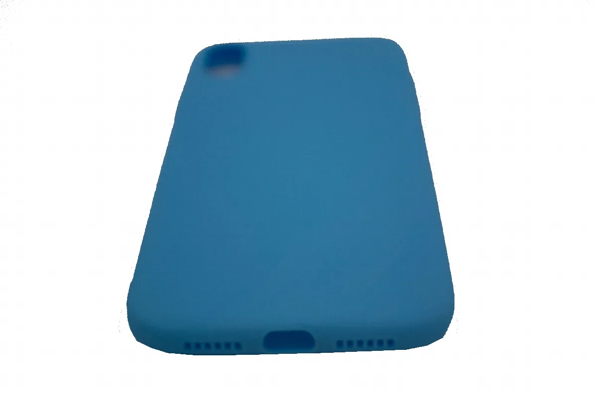 Θήκη σιλικόνης TPU Ultra Slim 0.3mm soft mat για iPhone XR - γαλάζιο – εικόνα 3