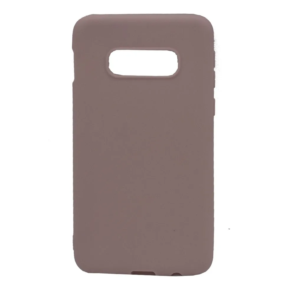 Θήκη σιλικόνης TPU Ultra Slim 0.3mm soft mat για Samsung S10e - απαλό ροζ