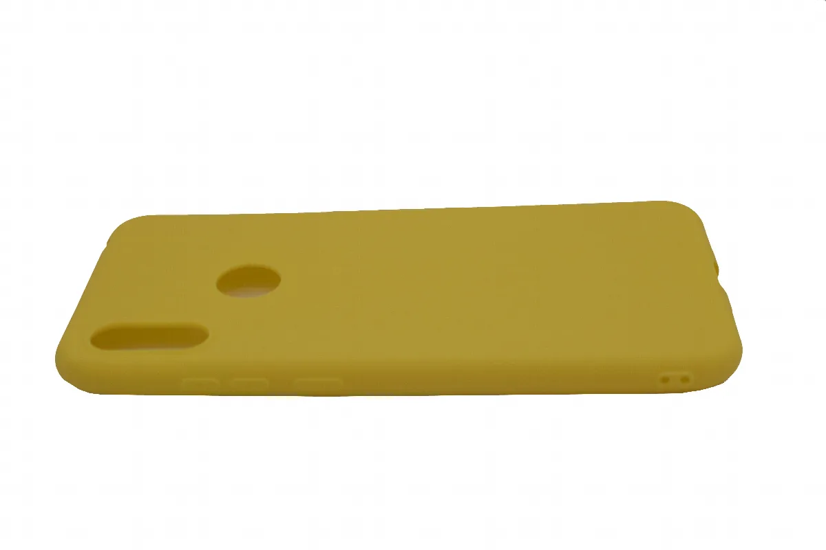 Θήκη σιλικόνης TPU Ultra Slim 0.3mm soft mat για Huawei Y6 2019 - κίτρινο – εικόνα 3