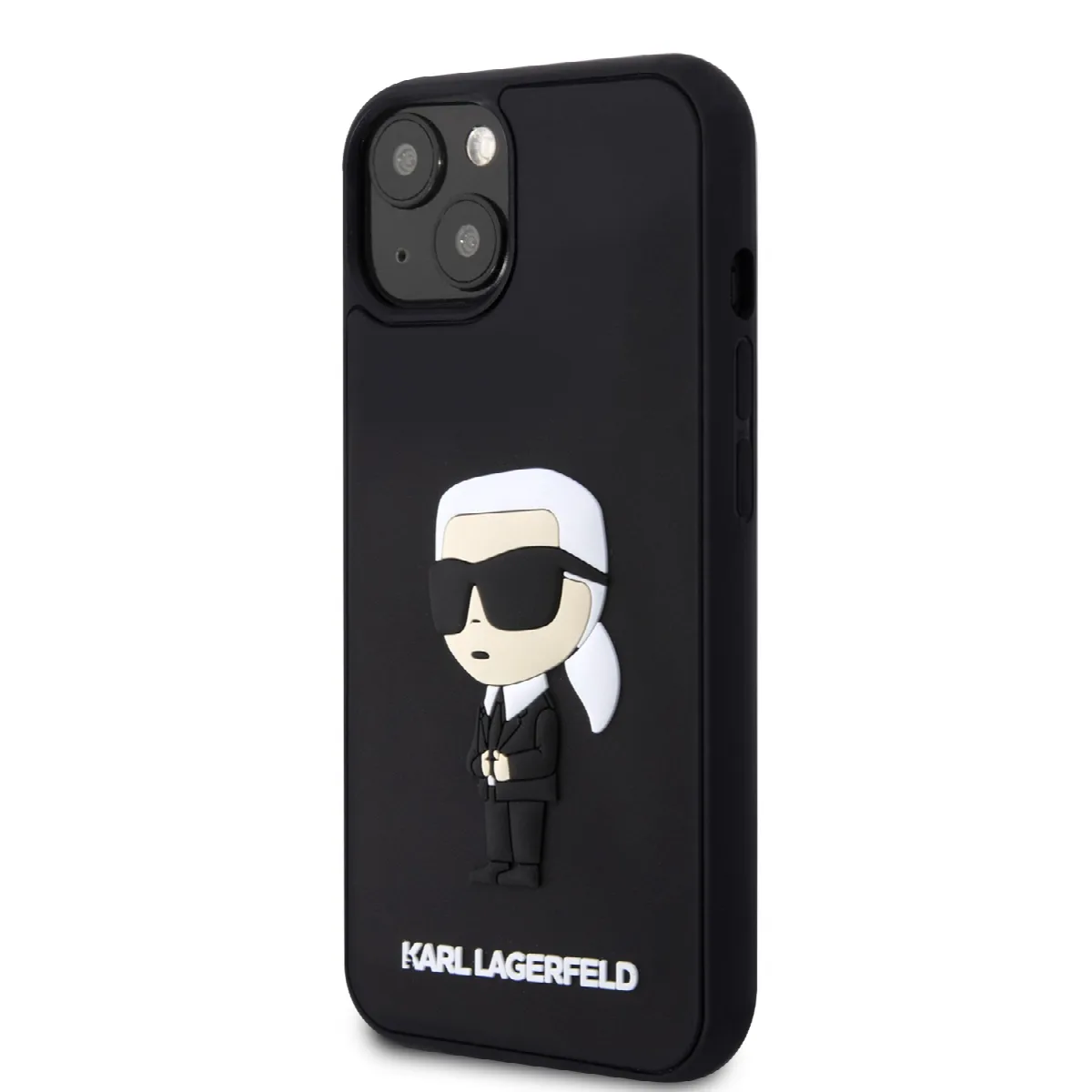Karl Lagerfeld 3D Rubber Case Karl’s Head Θήκη προστασίας από σιλικόνη – iPhone 13 Μαύρο – KLHCP13M3DRKINK – εικόνα 4