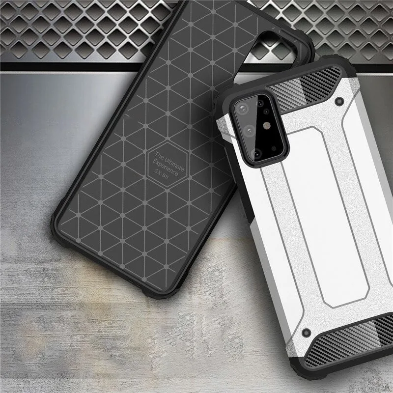 Θήκη ενισχυμένη υβριδική Tough Armor για Samsung S20 Plus - μπλέ – εικόνα 2