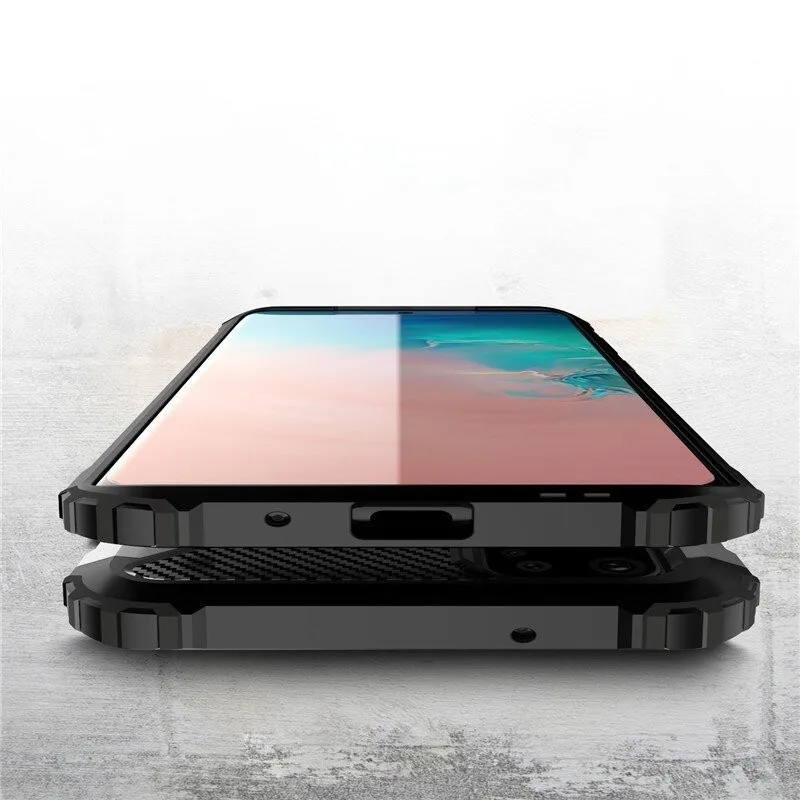 Θήκη ενισχυμένη υβριδική Tough Armor για Samsung S20 Plus - μπλέ – εικόνα 3