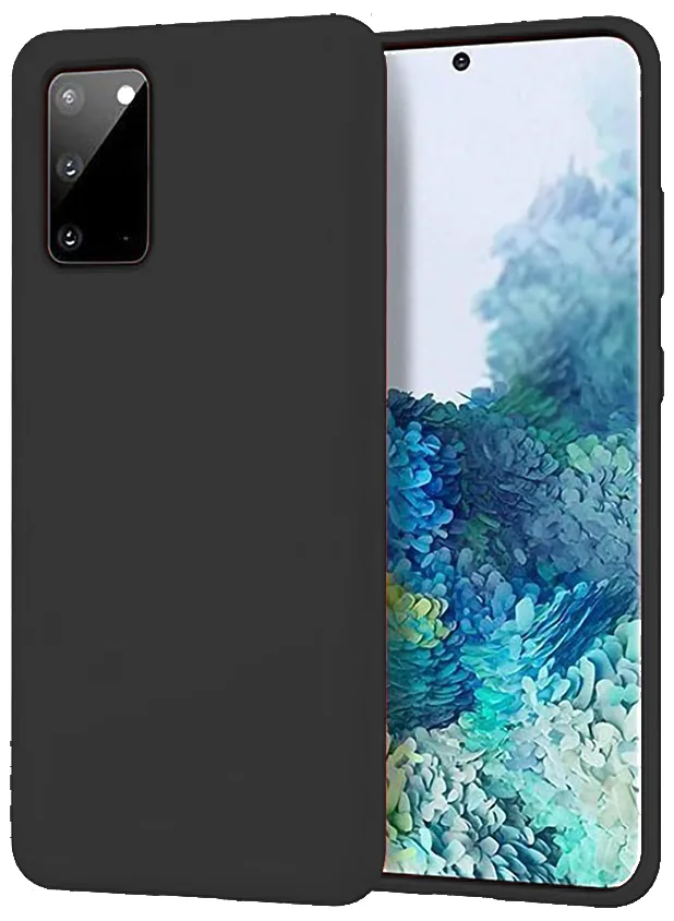 Θήκη Silky And Soft για Samsung S20 Plus - Μαύρο
