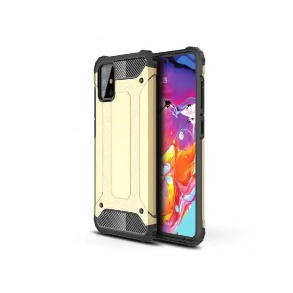 Θήκη Hybrid Armor Tough Rugged για Samsung A51- χρυσό