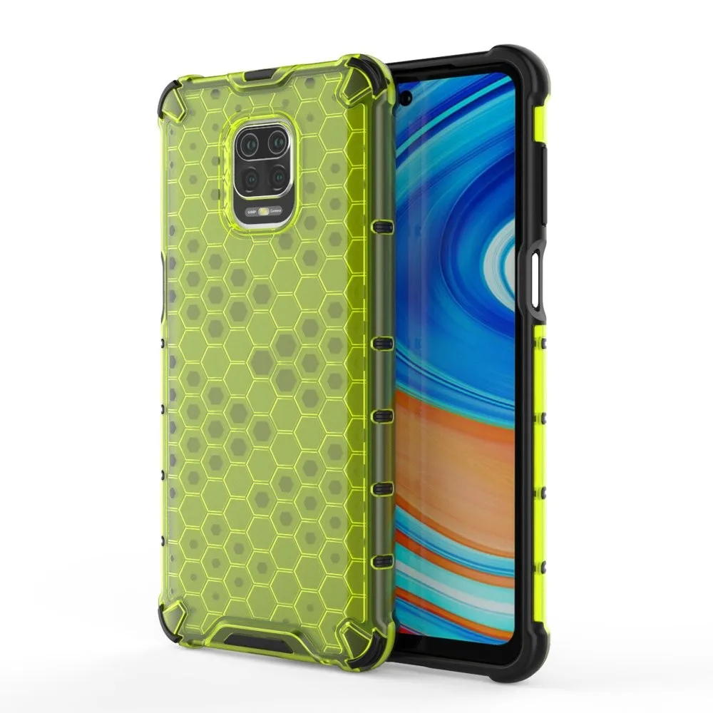 Θήκη Honeycomb Armor για Xiaomi Redmi Note 9 Pro / Note 9s - Πράσινο