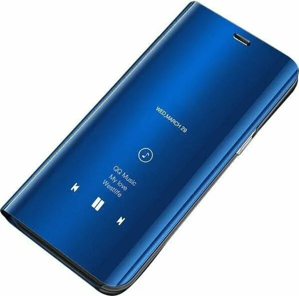 Θήκη Book Clear View για Xiaomi Redmi 9A/9AT - Μπλε