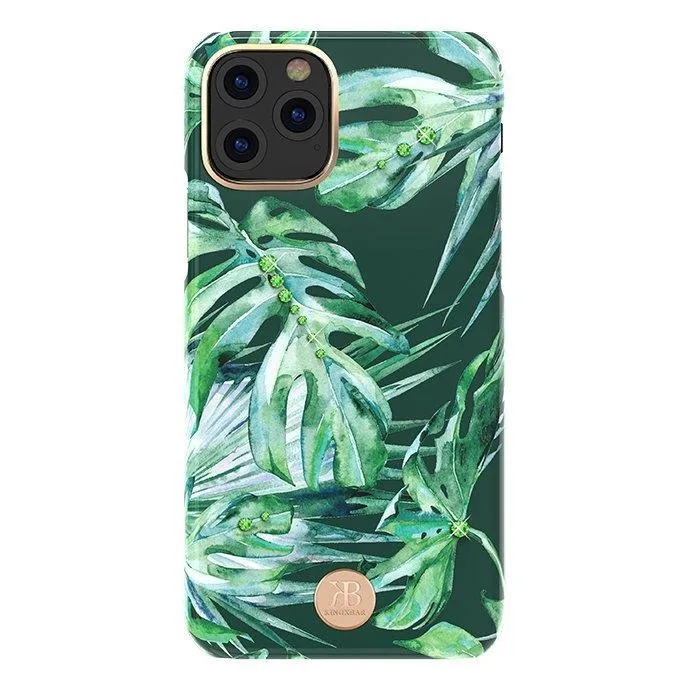 Θήκη Kingxbar Blossom with Swarovski για iPhone 11 Pro Max - Φύλλο