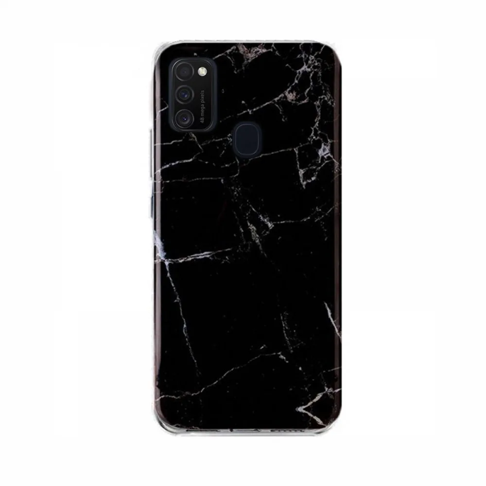 Θήκη Marble TPU για Samsung M31 - Μαύρο