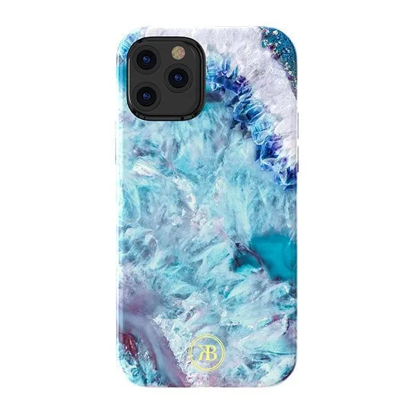 Θήκη Kingxbar Agate για iPhone 12/12 Pro - Μπλε