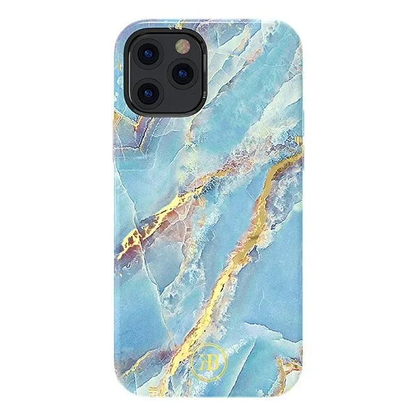 Θήκη Kingxbar Marble για iPhone 12 Pro Max - Μπλε