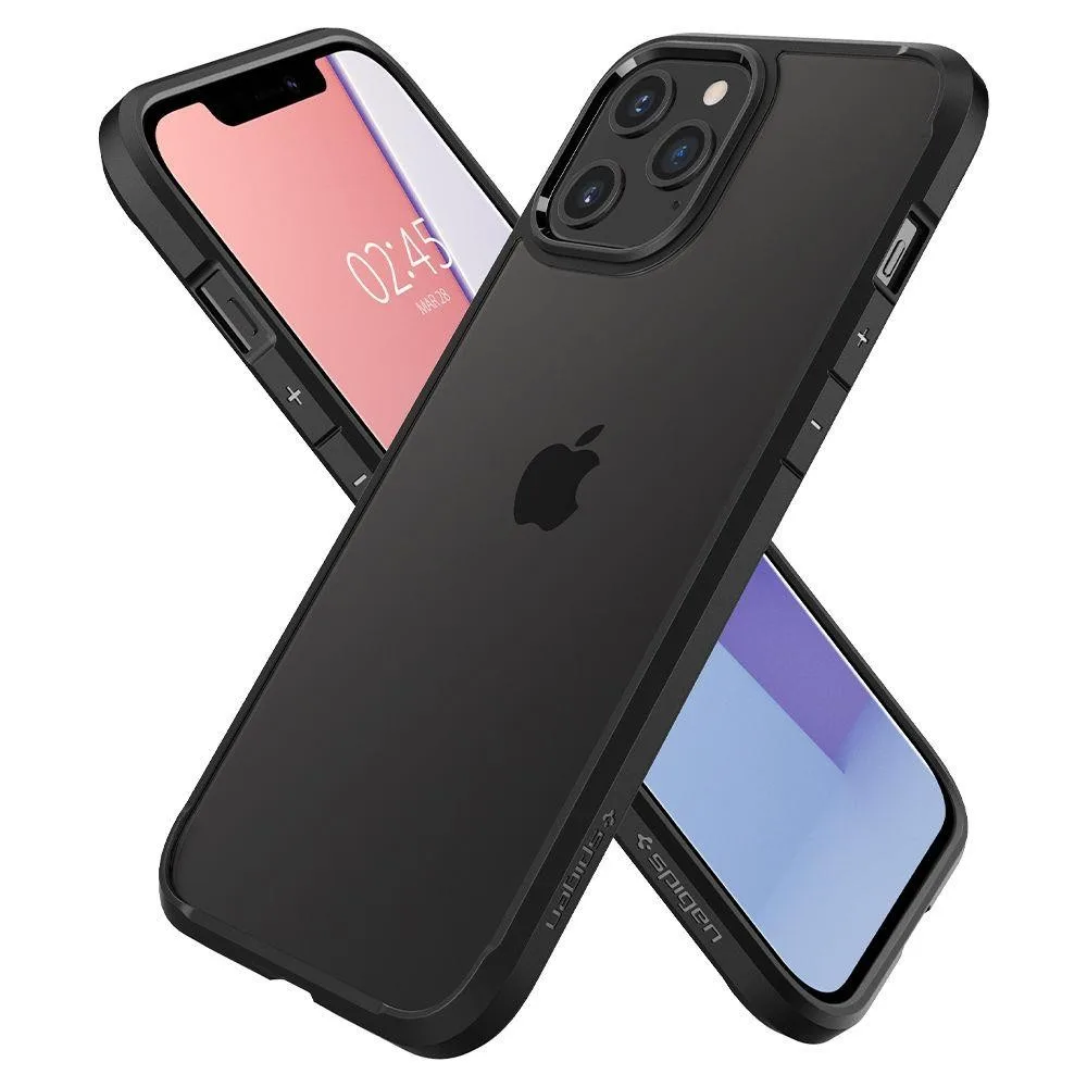 Θήκη Spigen Ultra Hybrid για iPhone 12/12 Pro - Μαύρο Matte – εικόνα 2