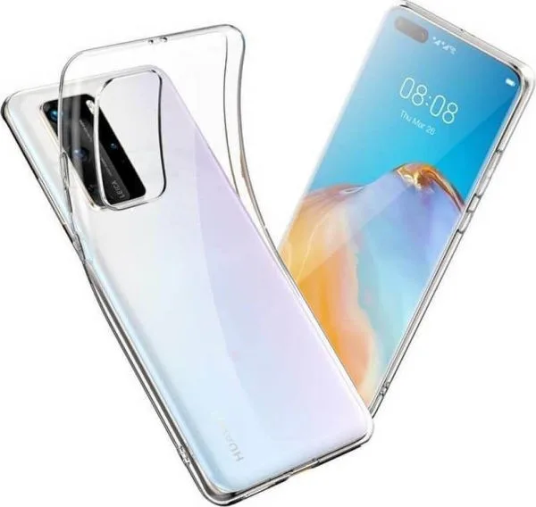 Θήκη TPU Ultra Clear (0.5mm) για Huawei P40 - Διάφανο – εικόνα 2