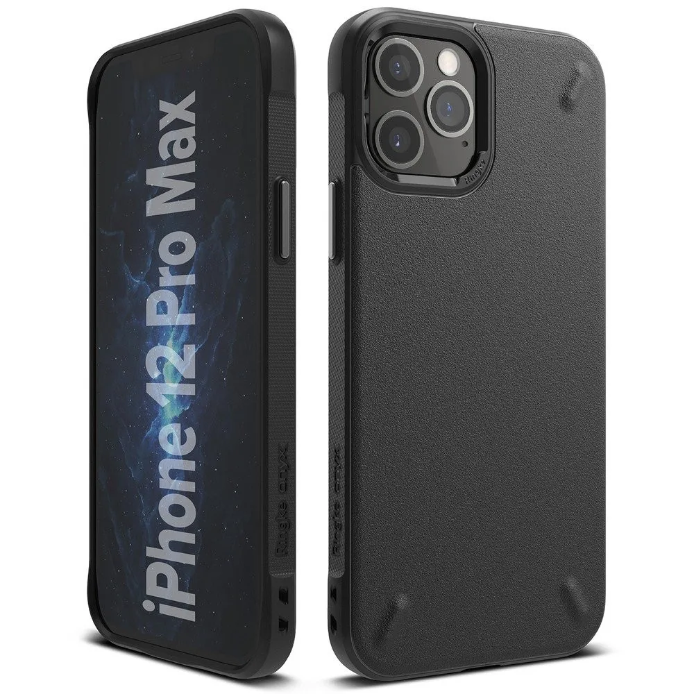 Θήκη Ringke Onyx Durable TPU Cover για iPhone 12 Pro Max - Μαύρο