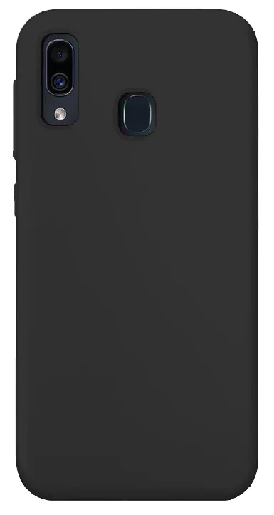 Θήκη Silky and Soft για Samsung Galaxy A20S - Μαύρο