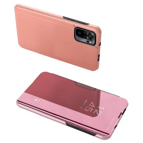 Θήκη Book Clear View για Xiaomi Redmi Note 10 / Redmi Note 10S - Ροζ