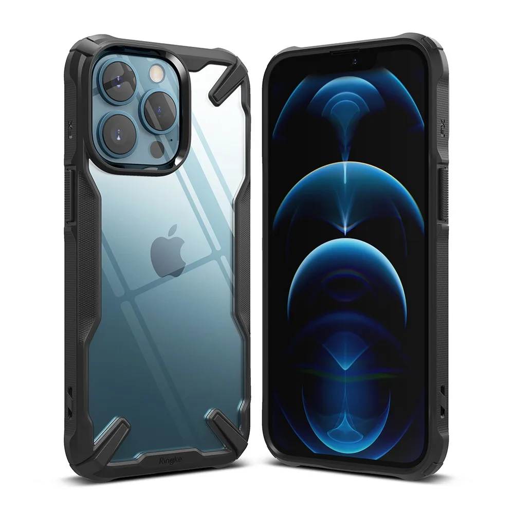Θήκη Ringke Fusion X Back Cover για iPhone 13 Pro - Μαύρο