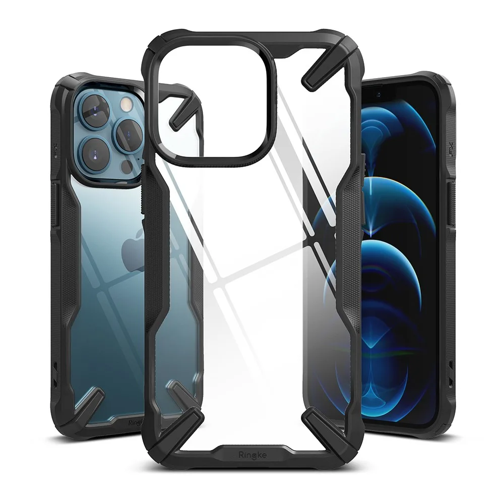 Θήκη Ringke Fusion X Back Cover για iPhone 13 Pro - Μαύρο – εικόνα 2