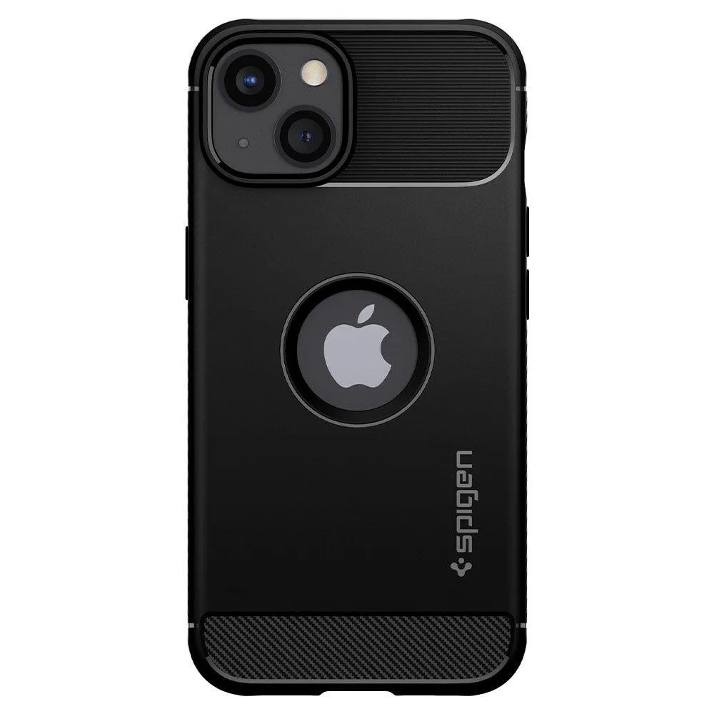 Θήκη Spigen Rugged Armor για iPhone 13 - Μαύρο Matte – εικόνα 3