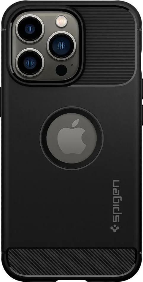 Θήκη Spigen Rugged Armor για iPhone 13 Pro - Μαύρο Matte – εικόνα 4