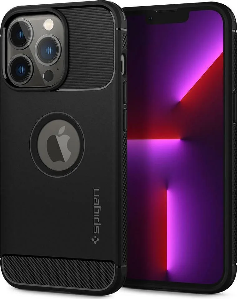 Θήκη Spigen Rugged Armor για iPhone 13 Pro - Μαύρο Matte