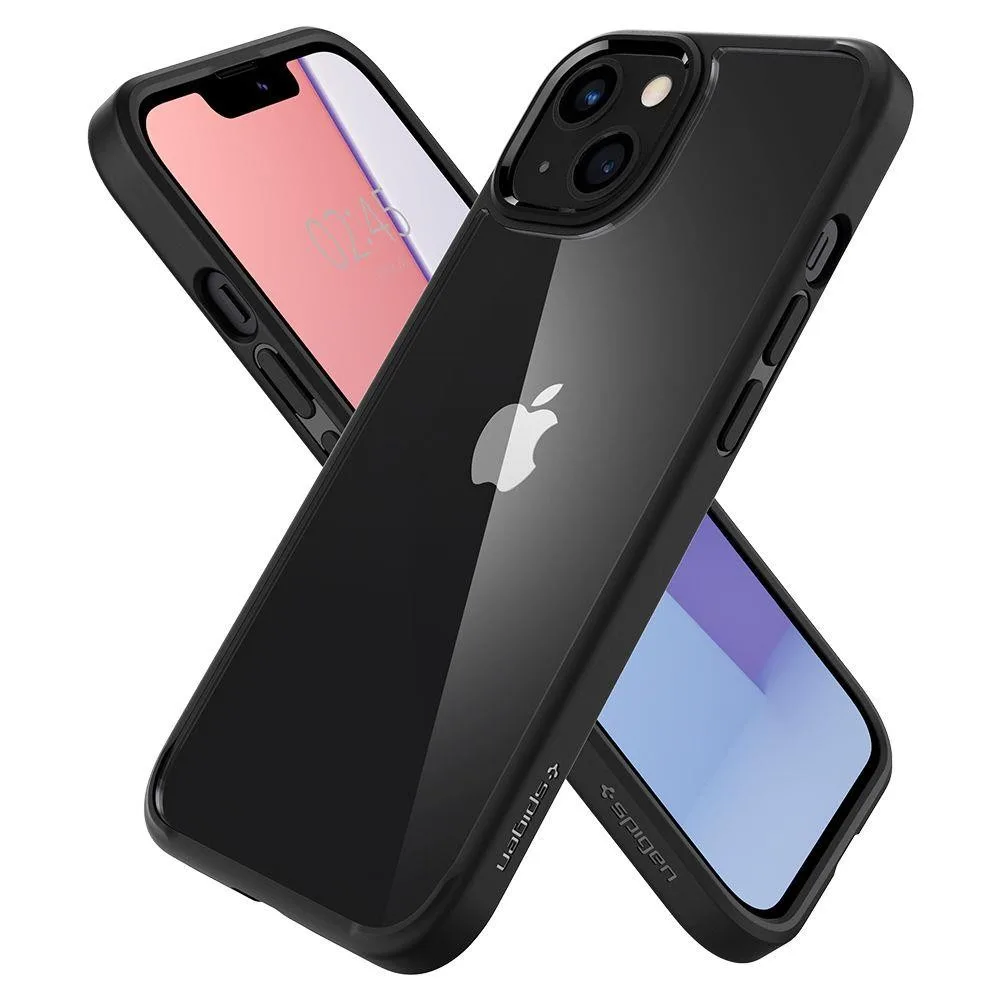 Θήκη Spigen Ultra Hybrid για iPhone 13 - Μαύρο Matte – εικόνα 3