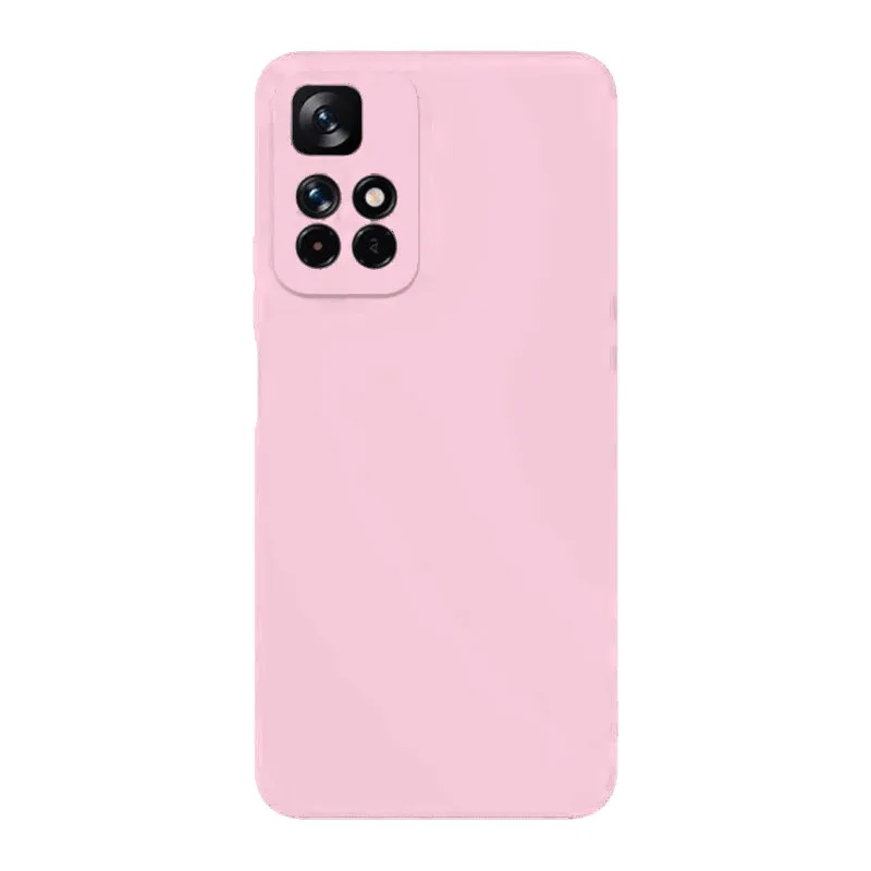 Θήκη σιλικόνης TPU Ultra Slim 0.3mm soft mat για Xiaomi Redmi Note 11 5G / Poco M4 Pro 5G - Απαλό Ροζ