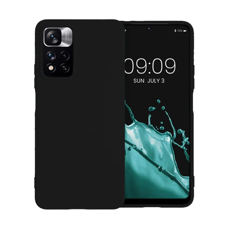 Θήκη Silky And Soft για Xiaomi Redmi Note 11 5G / Poco M4 Pro 5G - Μαύρο