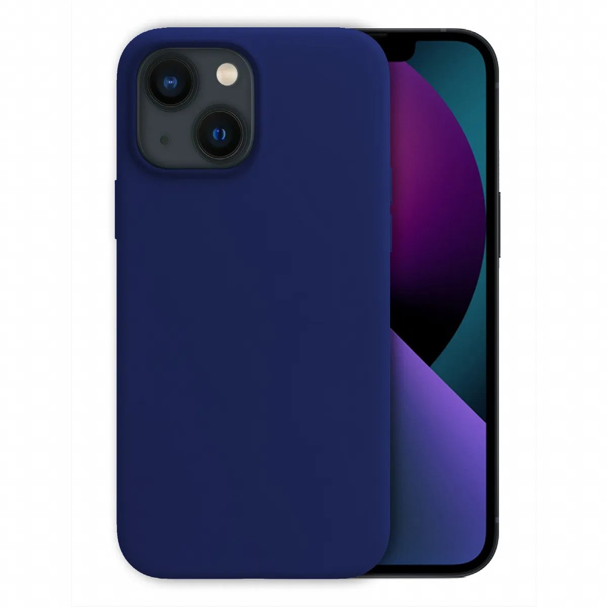 Θήκη Silky And Soft για iPhone 13 - Σκούρο Μπλε