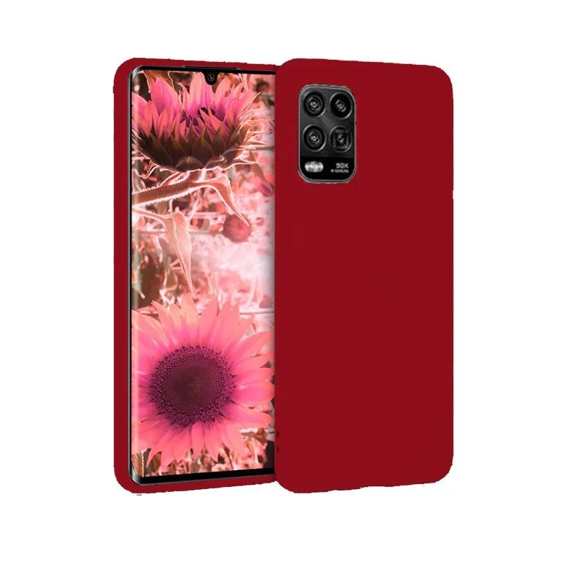 Θήκη Silky And Soft για Xiaomi Mi 10 Lite - Μπορντό