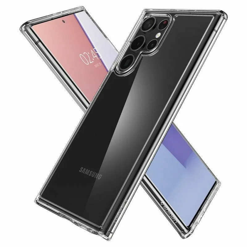Θήκη Spigen Ultra Hybrid για Samsung Galaxy S22 Ultra 5G - Crystal Clear – εικόνα 2