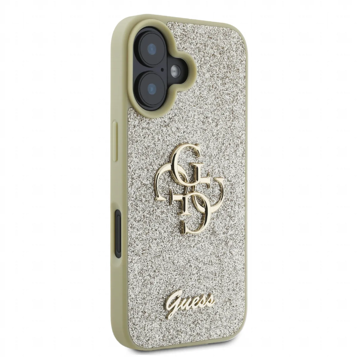 Guess Fixed Glitter Big 4G Logo Case Θήκη προστασίας από σιλικόνη – iPhone 16 Χρυσό – GUHCP16SHG4SGD – εικόνα 2