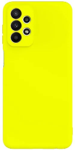 Θήκη σιλικόνης TPU Ultra Slim 0.3mm soft mat για Samsung Galaxy A23 4G - Κιτρινο Fluo
