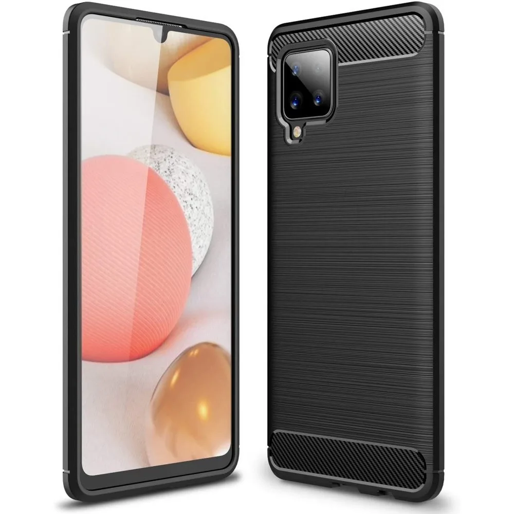 Θήκη Carbon Flexible TPU για OnePlus 10 Pro - Μαύρο