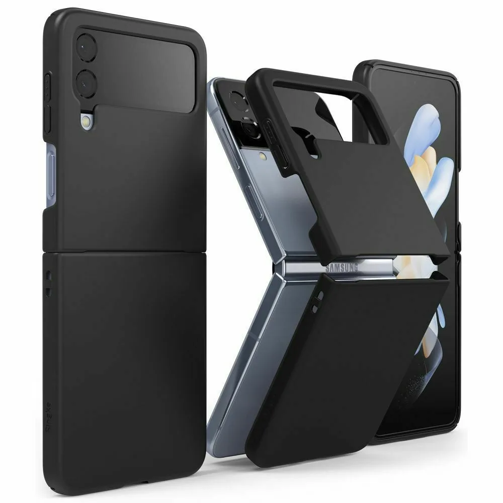 Ringke Slim Back Cover Θήκη Σιλικόνης για Galaxy Z Flip4 5G - Μαύρο – εικόνα 2