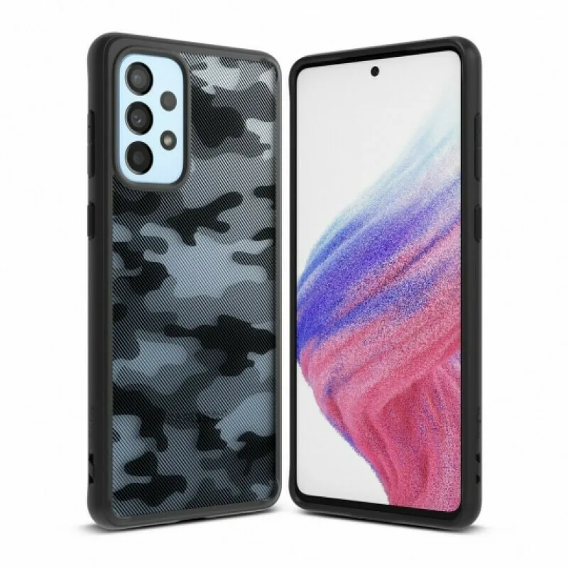 Θήκη Ringke Fusion Back Cover για Samsung Galaxy A53 5G - Matte Camo Black