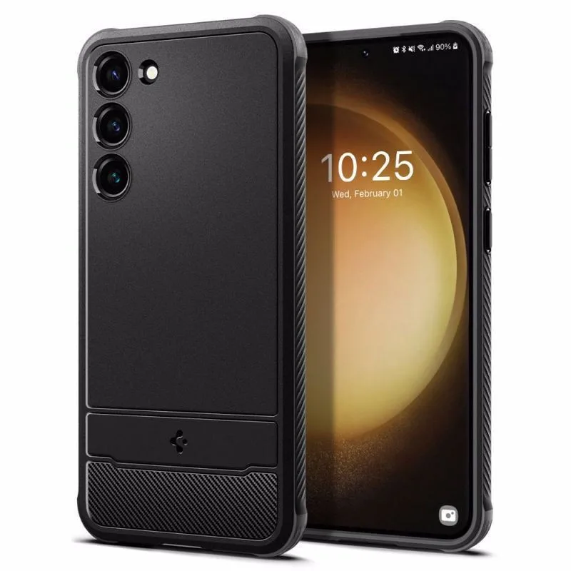 Θήκη Spigen Rugged Armor για Samsung Galaxy S23 - Μαύρο Matte