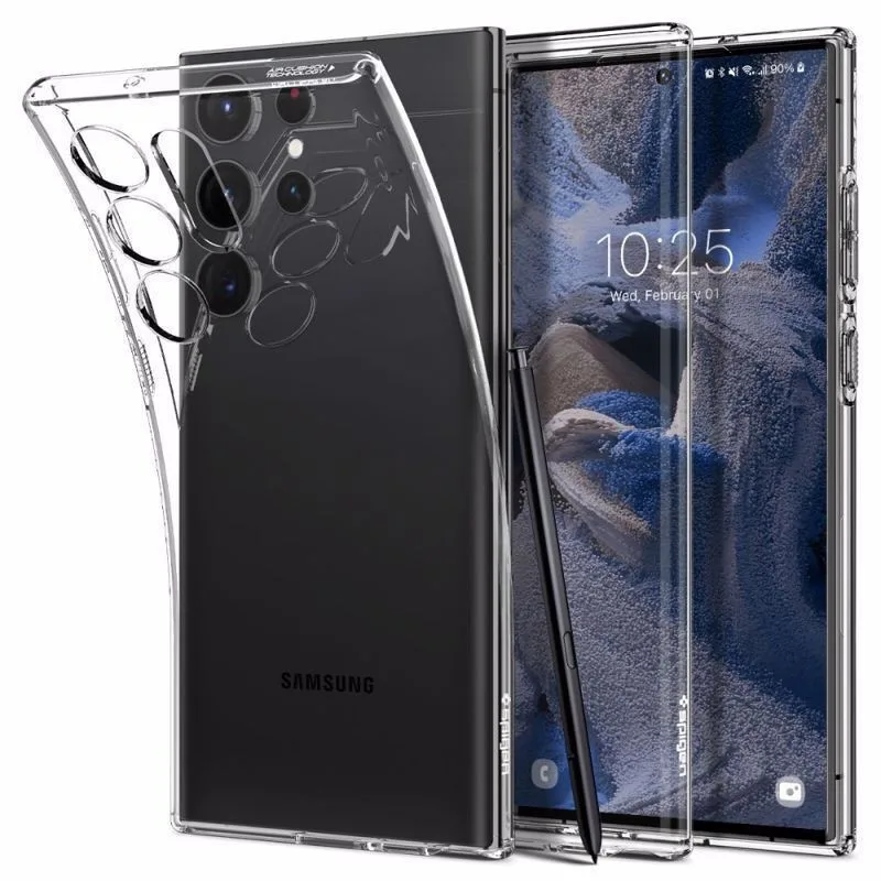 Θήκη Spigen Liquid Crystal για Samsung Galaxy S23 Ultra 5G - Crystal Clear