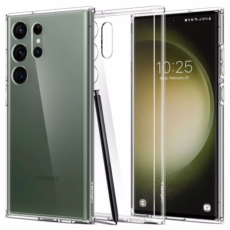 Θήκη Spigen Ultra Hybrid για Samsung Galaxy S23 Ultra 5G - Crystal Clear – εικόνα 2