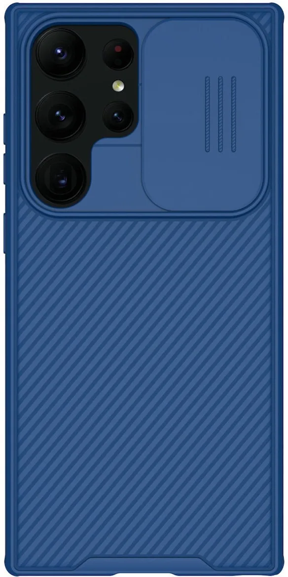 Θήκη Nillkin CamShield Silky Back Cover για Samsung Galaxy S23 Ultra - Μπλε