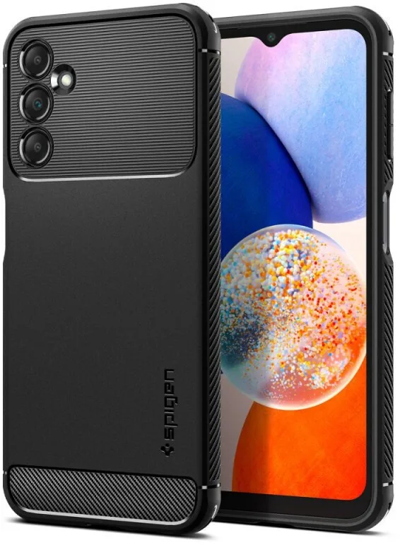 Θήκη Spigen Rugged Armor για Samsung Galaxy A14 4G / 5G - Μαύρο Matte