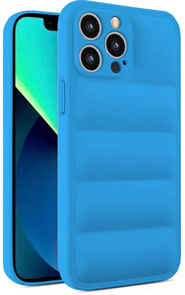 Θήκη Puffer για Apple iPhone 13 Pro - Μπλε
